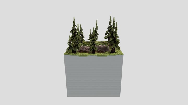 PixelMine | 26 Prison Mines  Mine14 3D Model