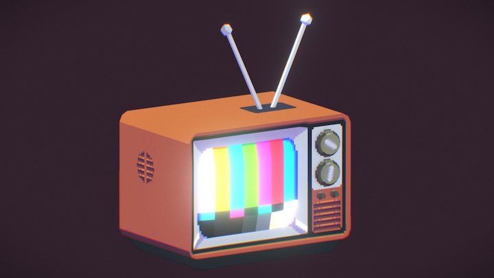 Grandpa's old tv 3D Model