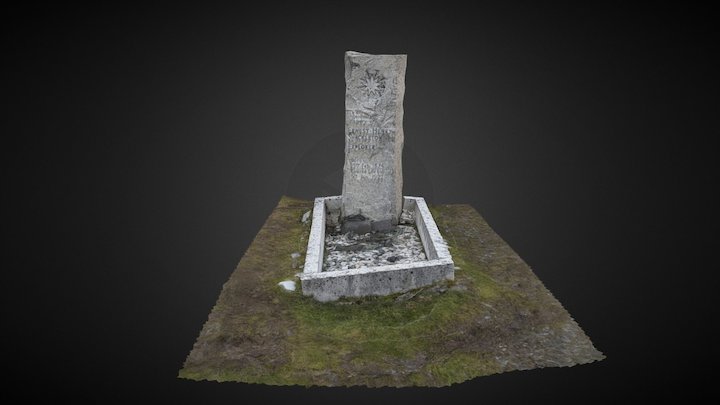 The Grave of Ernest Shackleton 3D Model
