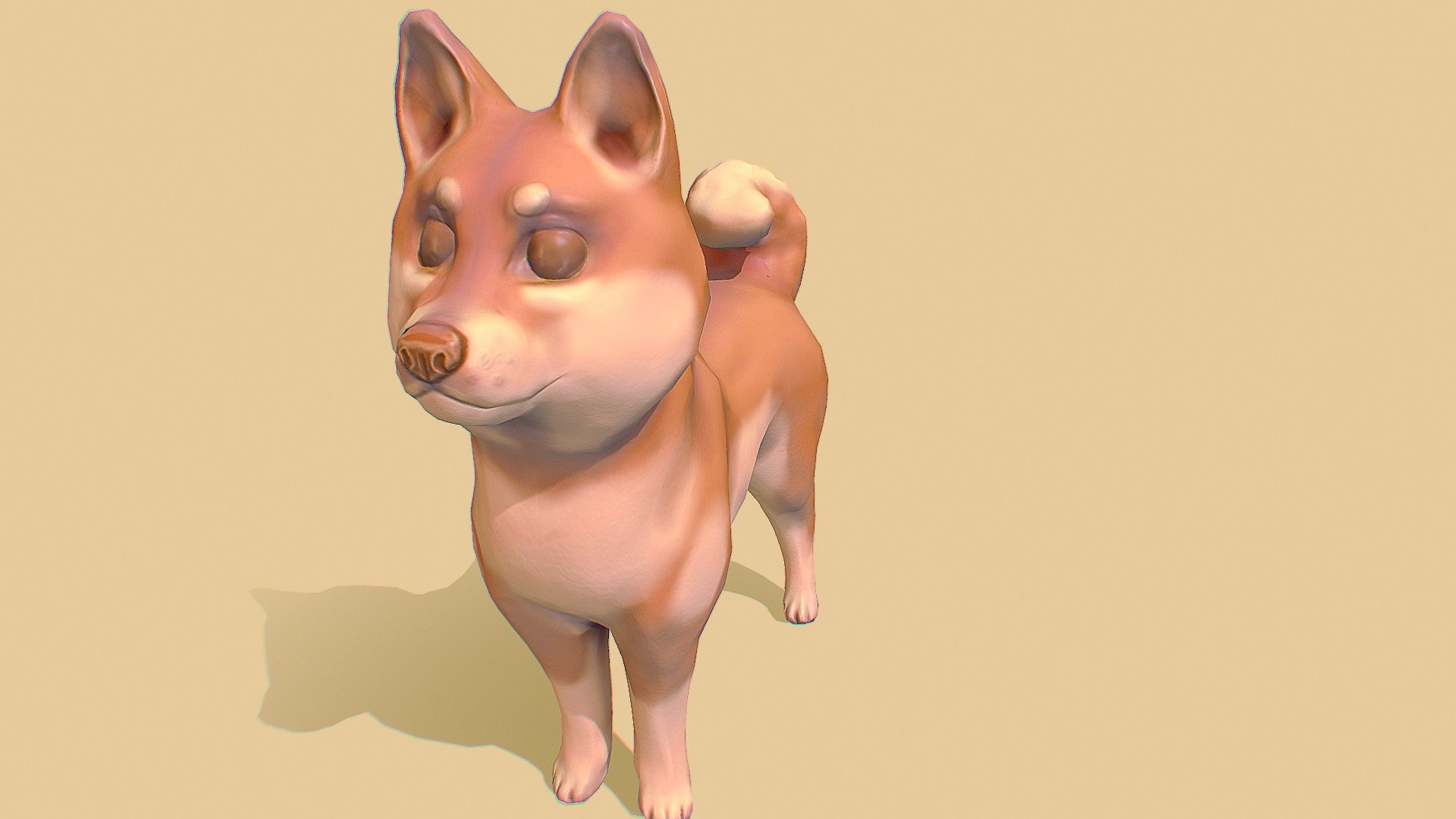 Shiba Inu - Download Free 3D model by MichuNeko [be6aa66] - Sketchfab