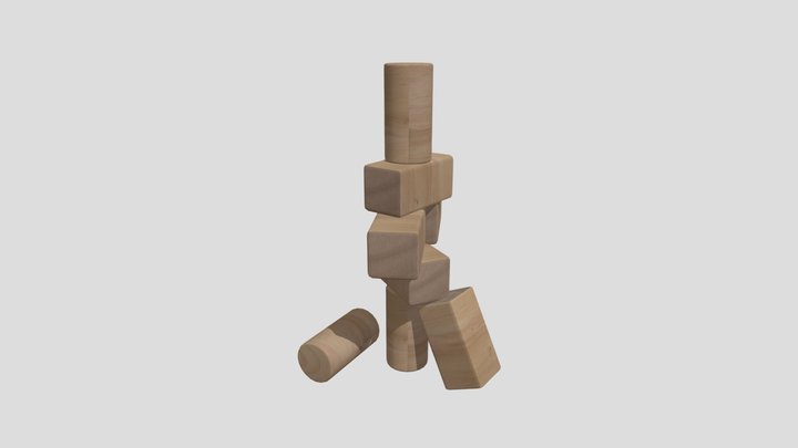 block stack 3D Model