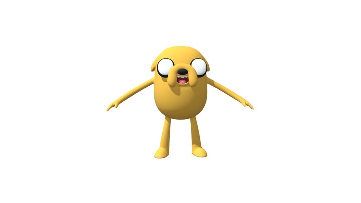 Jake the dog 3D Model
