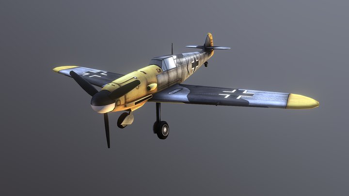 Messerschmitt Bf 109 3D Model