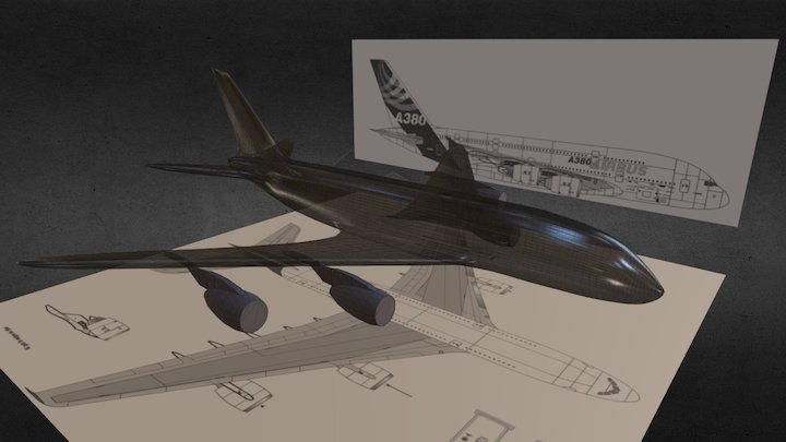 Tzepa Ermis AirbusA380 3D Model
