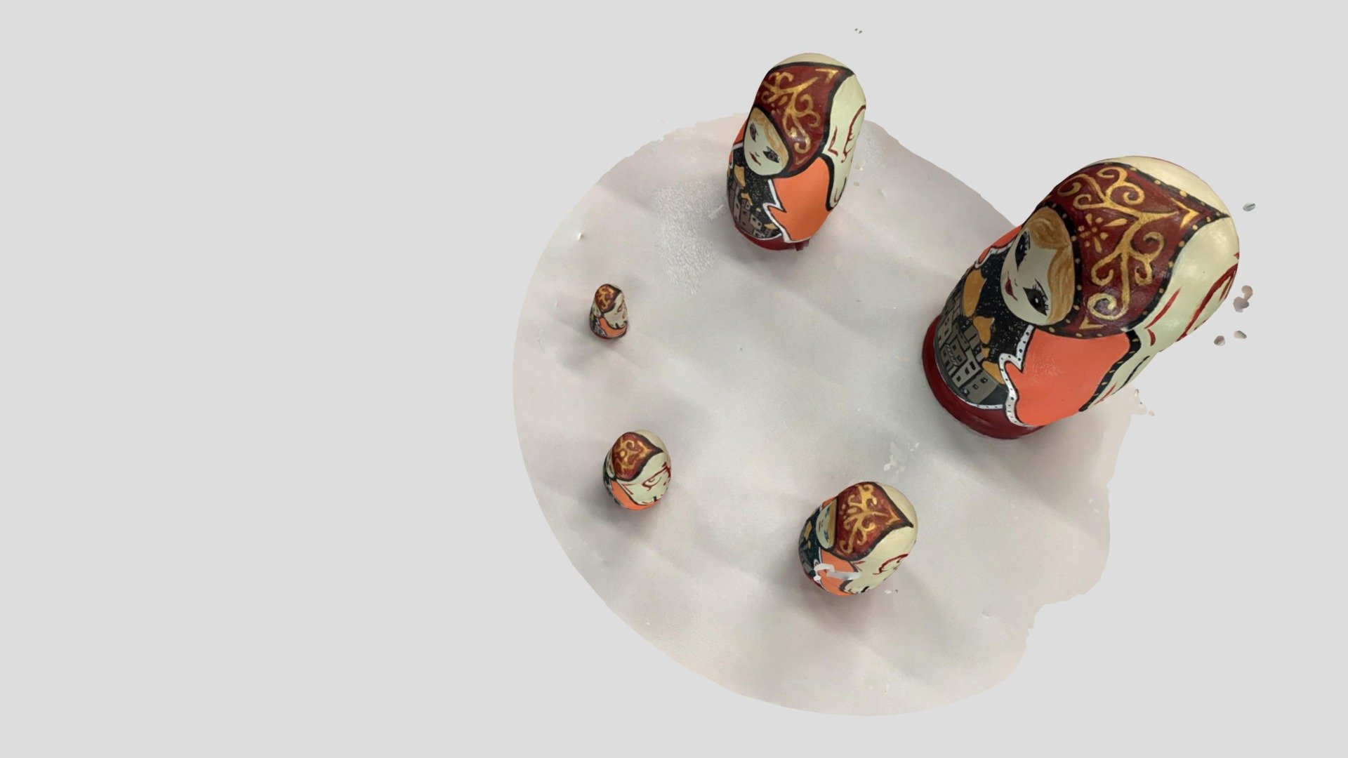 Handpainted Babushka dolls - 3D model by Bmw2000 [be6fbd5] - Sketchfab