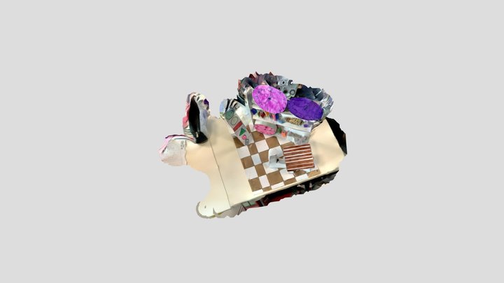 Alice - Salle Horloges 3D Model