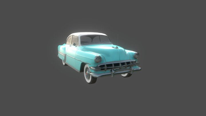 Chevy Bel Air 1954 3D Model