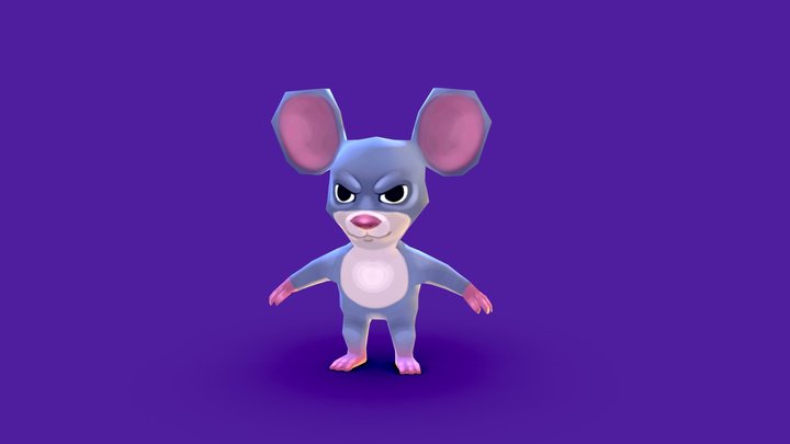 Character Made in Blender 3D Model
