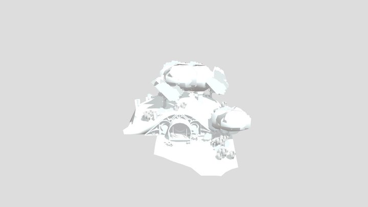 Hobbit Hole 3D Model
