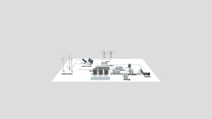 Creo Hydrogen Hub -  1.5 3D Model