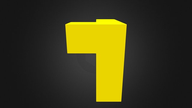 Yellow Sketch 3D Model
