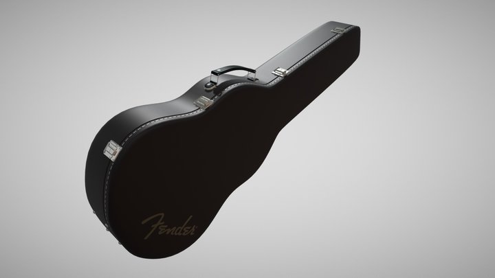 FENDER GUITAR CASE 3D Model