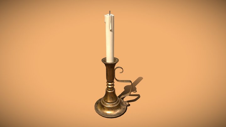 Candle Stick Holder 3D Model