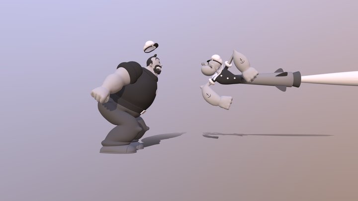 Flexing 3D Model