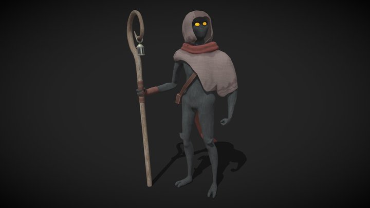 Posed Character | Character Dev 3D Model