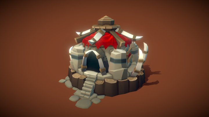 RTS Orc House Lv2 - Proto Series – Free 3D Model STL
