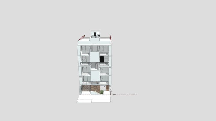 Edificio Juan-B-Justo 3D Model