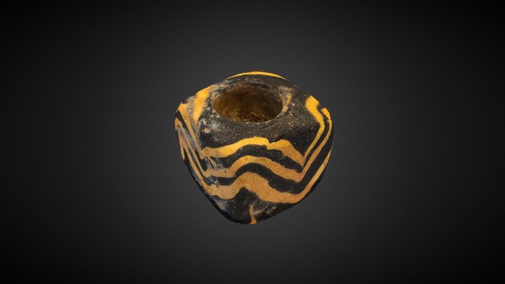 Scythian glass bead_KH1 3D Model