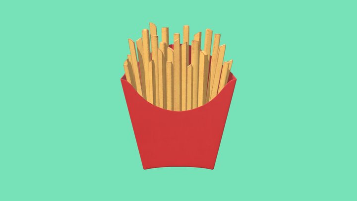 French fries 3D Model