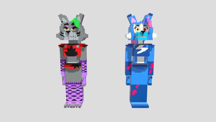 RoxanneTheArtist945 and NightCove_theFox – Kostenloses 3D-Modell STL