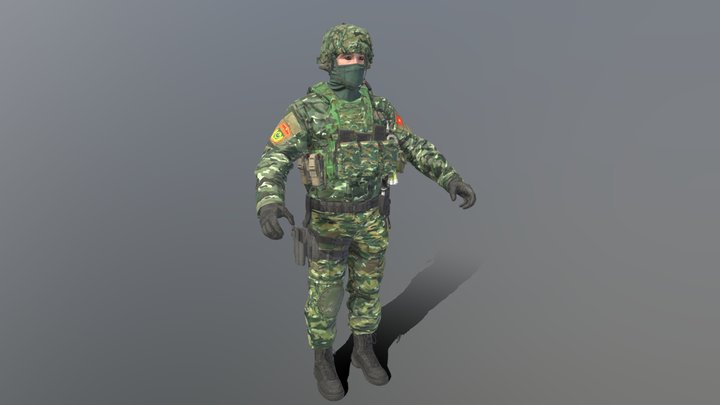 Vietnam Border Guard – Kostenloses 3D-Modell STL