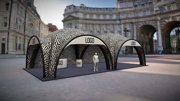Tent_6x6 3D Model