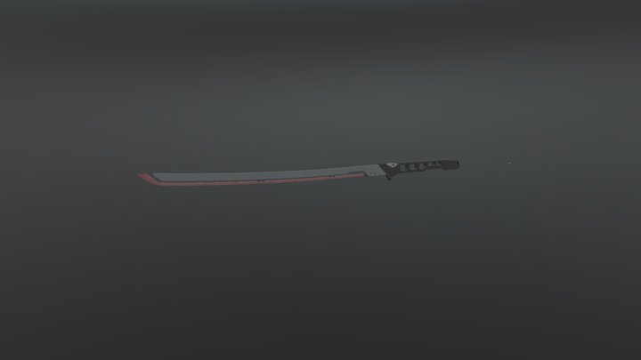 Cyberpunk 2077 Katana 3D Model