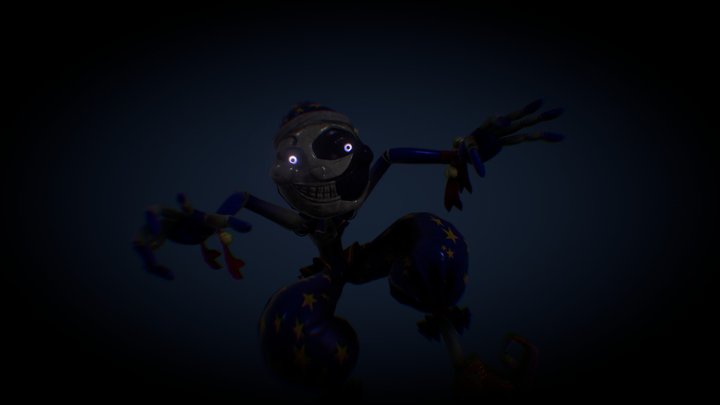 Moondrop - FNaF 9 - Security Breach 3D Model