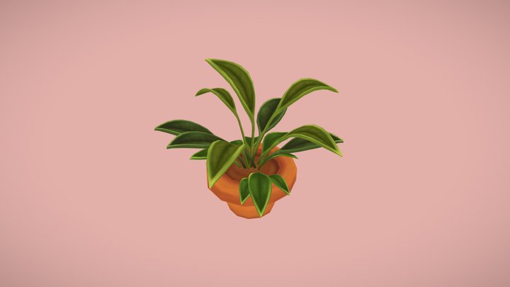 Hand Painted Plant