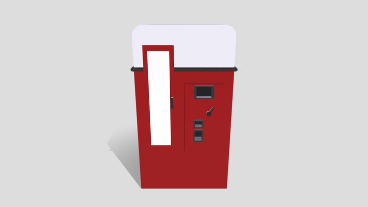 50s Vending Machine 3D Model