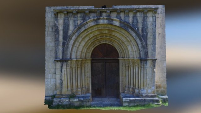 Puerta oeste - Iglesia de Santa Maria de Siones 3D Model