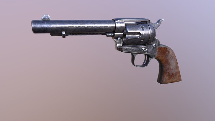 Colt Single Action Army 3D Model