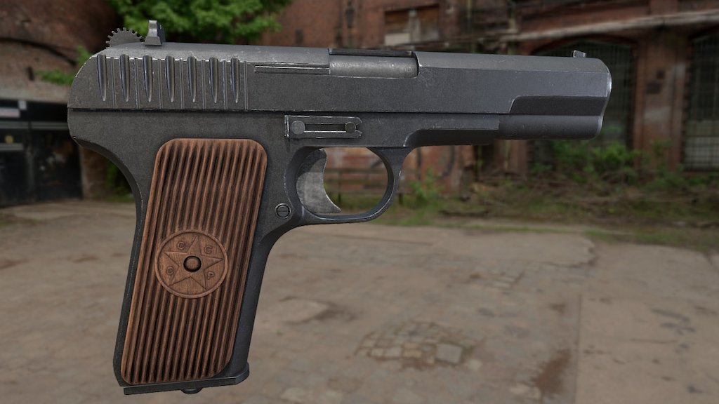 Tokarev TT-33 - 3D model by TimKoerber (@TomLeeds) [be79c41] - Sketchfab