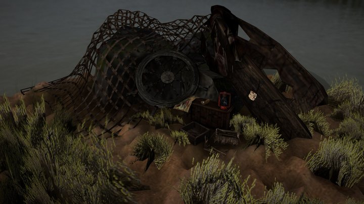 DAE 5 Finished props - By the ocean 3D Model
