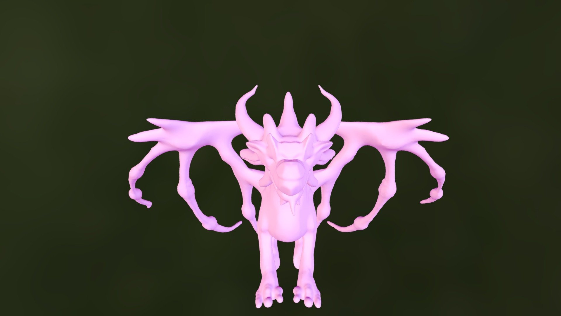 Malefor 3d model in progress