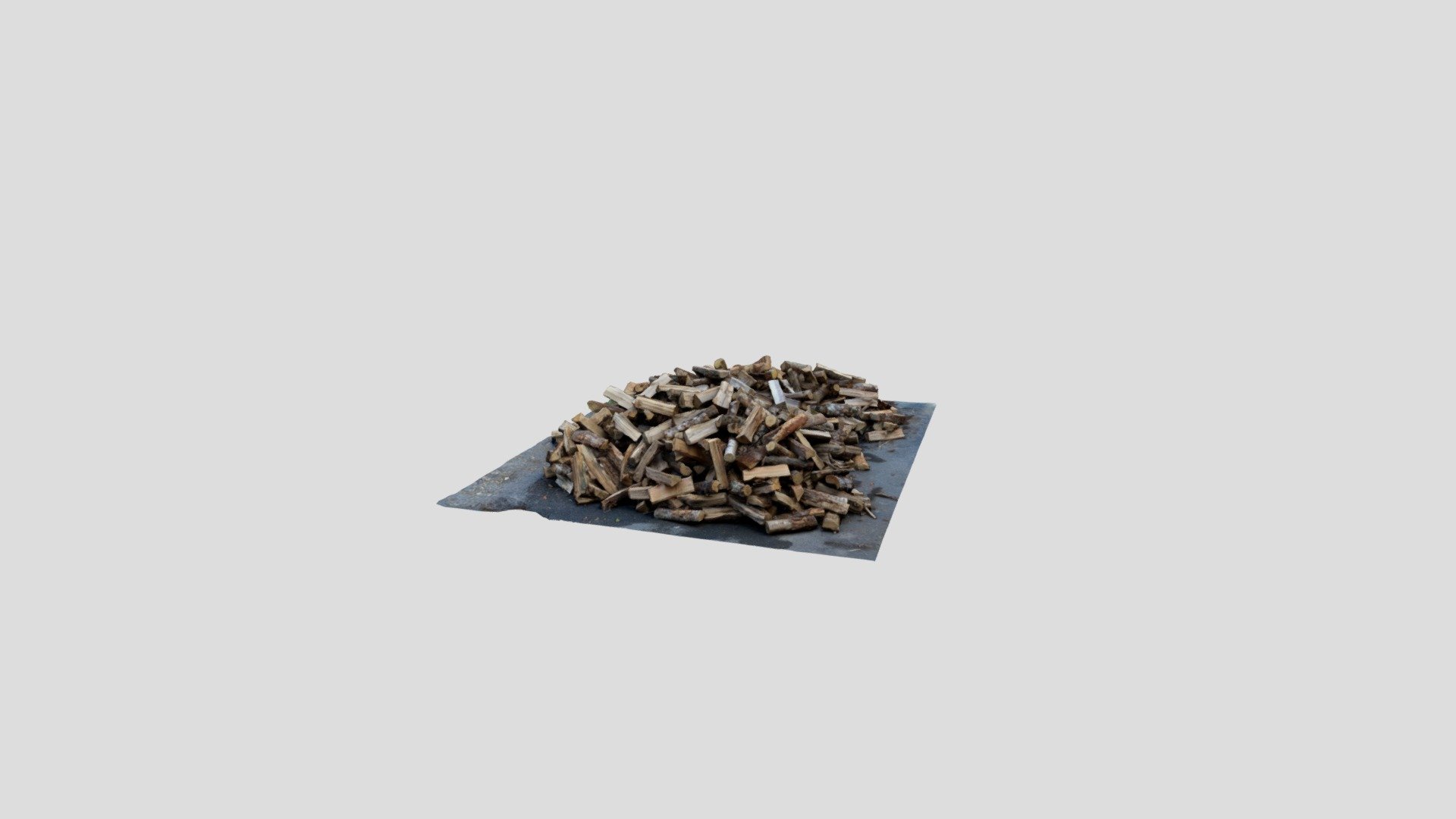 One Cord of Firewood - Piled