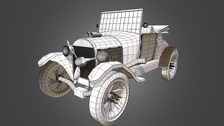 Fantasy Car 3D Model