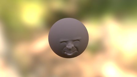 Smiling Orb 3D Model