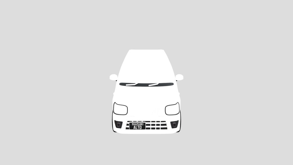 Suzuki Alto Realistic 3d Car Model