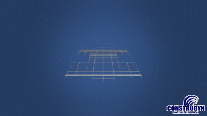 Bloco Tipo Porto Dourado 3D Model