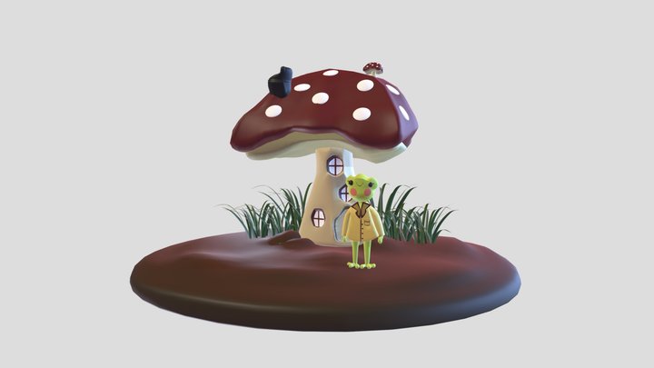 frog 3D Model