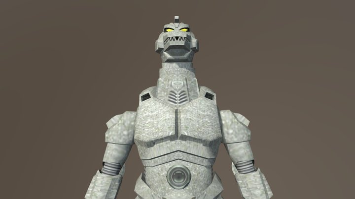 Mechagodzilla2 Wii (Godzilla Unleashed) Pipework – Free 3D Model STL