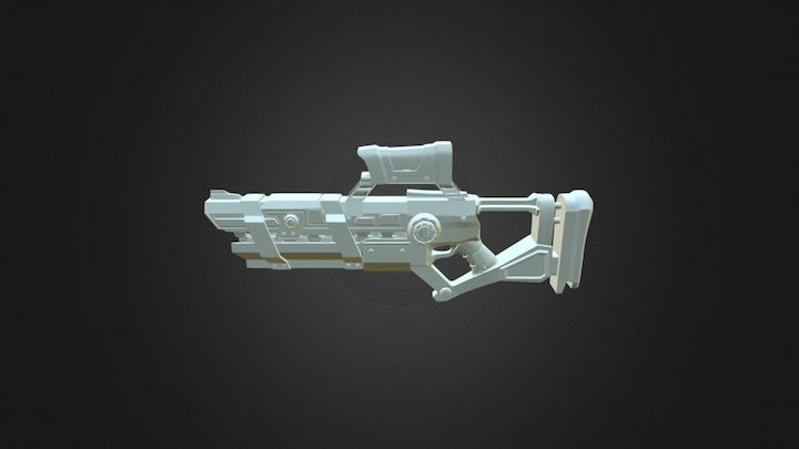 Scifi Gun 3D Model