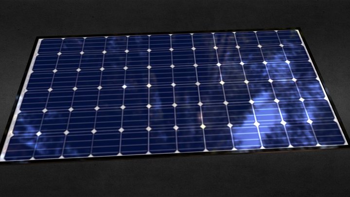 Solar Panel low poly – Kostenloses 3D-Modell STL
