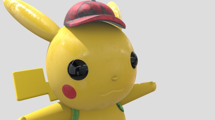 Pikachu Statue 3D Model