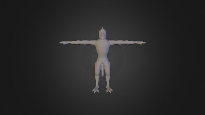 Generic Lizard V2 3D Model