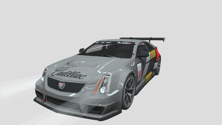 cadillac cts-v coupe race car – Gratis 3D-model STL