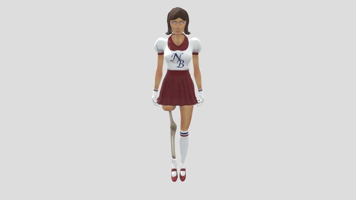 Cheer Squad Diana 3D Model