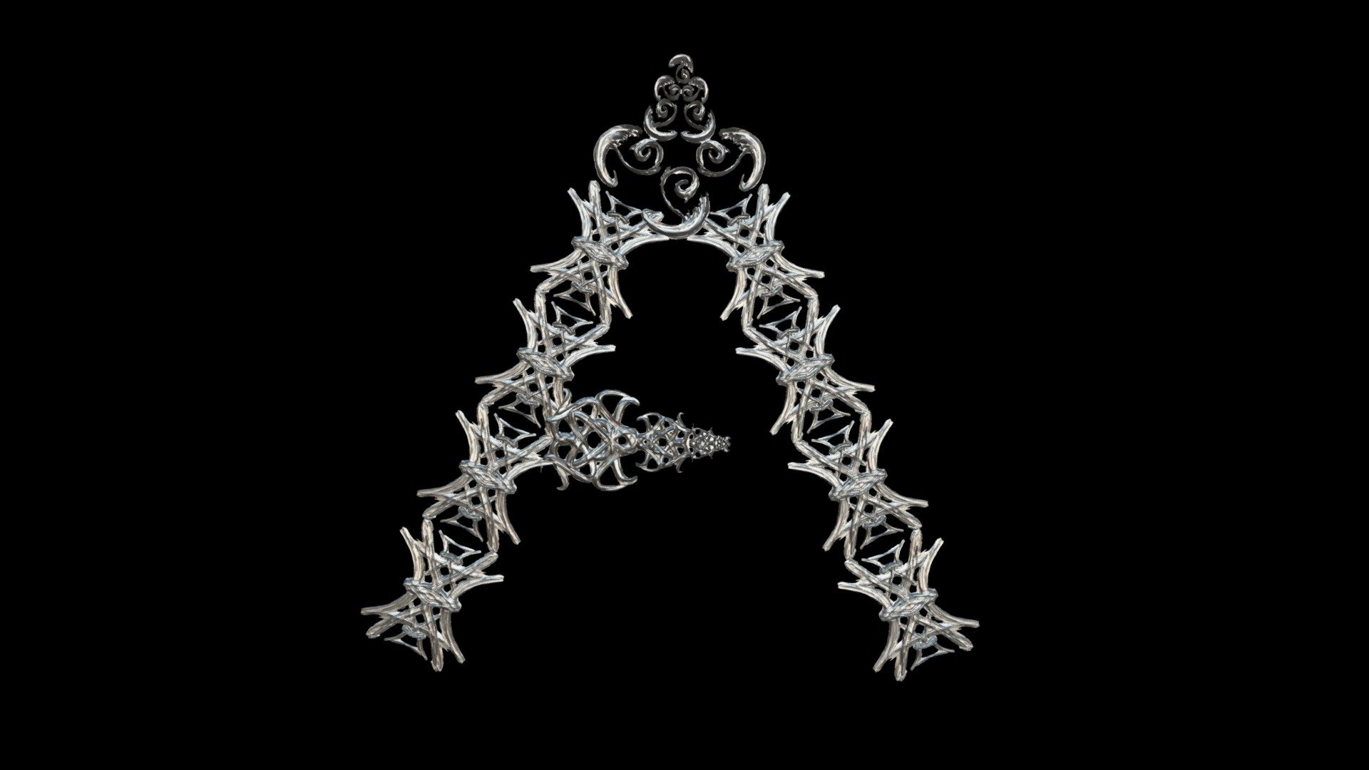 Ornament FONT Letter A