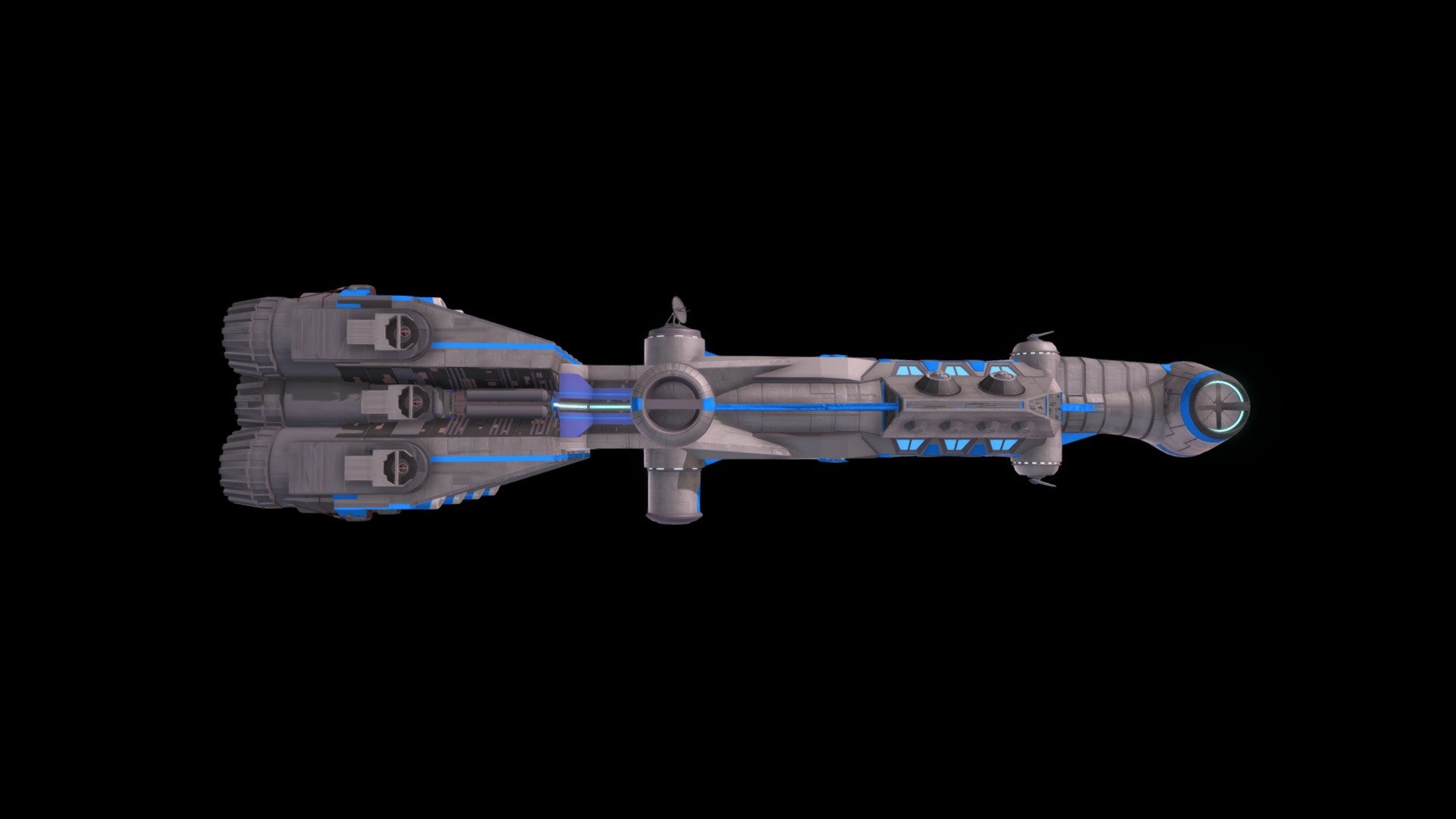 Blockade Runner 3D model by inthernal9 [be83c1e] Sketchfab